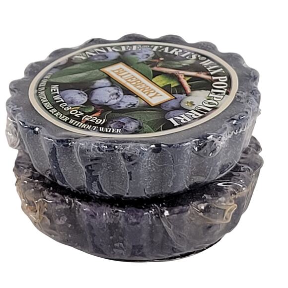 Yankee Candle Blueberry Wax Potpourri Tart 0.8oz Scented Melt (Lot of 2) - Picture 4 of 7